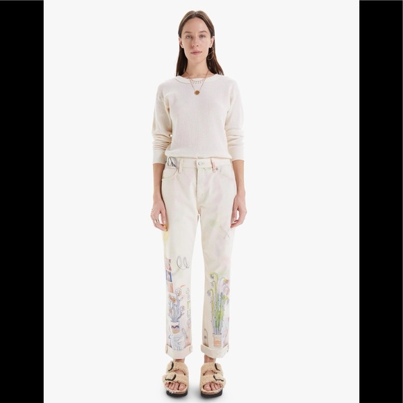 NWT MOTHER The Scapper Cuff Ankle Fray in Superstition size 29 - Picture 1 of 16